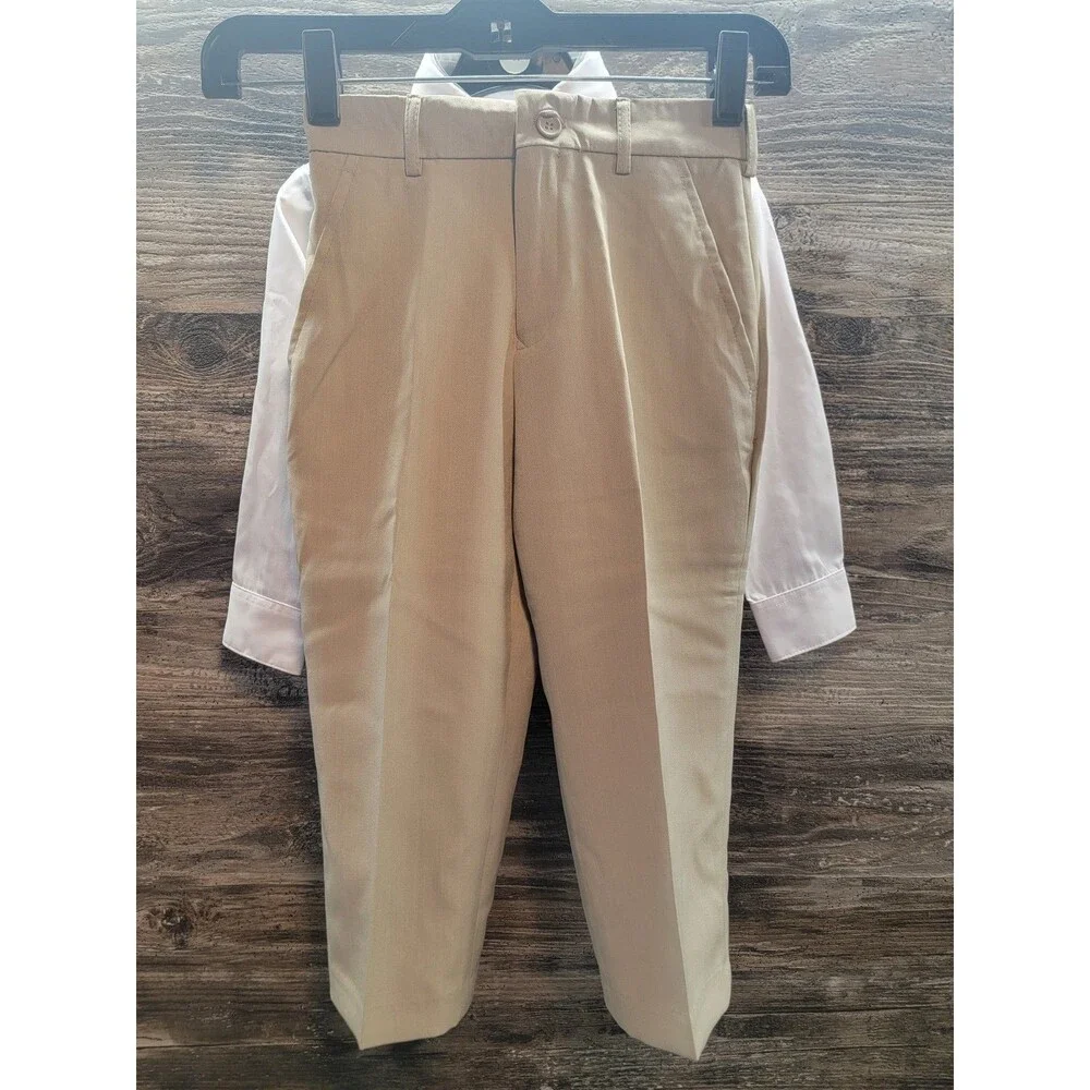 Jewels and Gents Boys Size 4T Sand 5pc Suit  NWT
